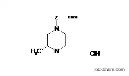 Molecular Structure of 1217831-52-1 ((R)-Benzyl 3-Methylpiperazine-1-carboxylate hydrochloride)